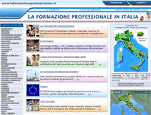 Tablet Screenshot of laformazioneprofessionale.it